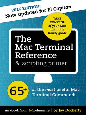 cover image of The Mac Terminal Reference and Scripting Primer